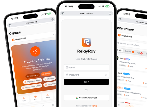 RelayRay app